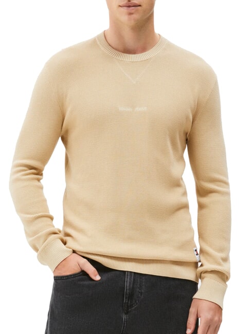 TOMMY HILFIGER TH JEANS Maglione girocollo gentle gold - Maglie Uomo