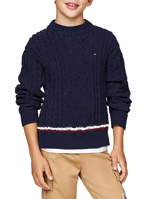 TOMMY HILFIGER TH KIDS Maglione bambino desert sky - Maglioni Bambini