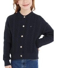 TOMMY HILFIGER TH KIDS Cardigan in cotone - Maglioni Bambini