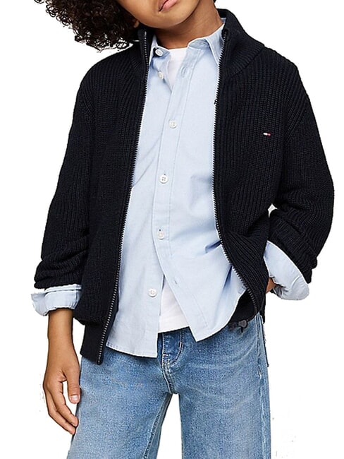 TOMMY HILFIGER TH KIDS Maglione full zip desert sky - Maglioni Bambini