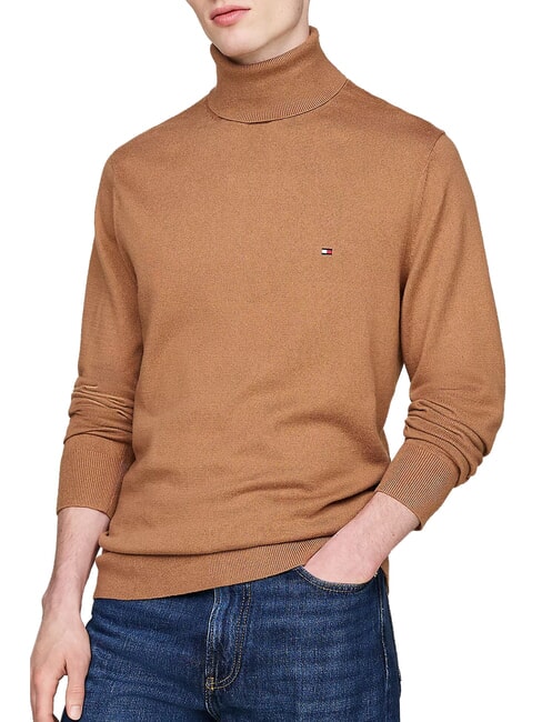 TOMMY HILFIGER TH  Maglione dolcevita safari canvas - Maglie Uomo