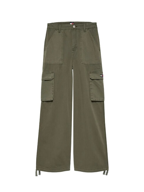 TOMMY HILFIGER TH JEANS CLAIRE Pantaloni Cargo fatigue green - Pantaloni Donna
