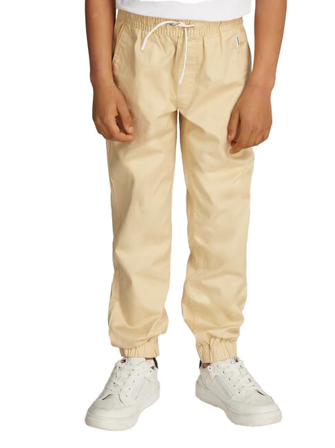 TOMMY HILFIGER TH KIDS Pantaloni unisex country ivory - Pantaloni bambini