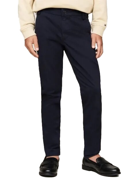 TOMMY HILFIGER TH KIDS Pantaloni in cotone desert sky - Pantaloni bambini