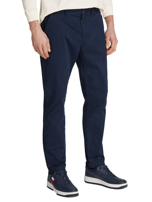TOMMY HILFIGER TH JEANS Austin Pantaloni Chino dark night navy - Pantaloni Uomo