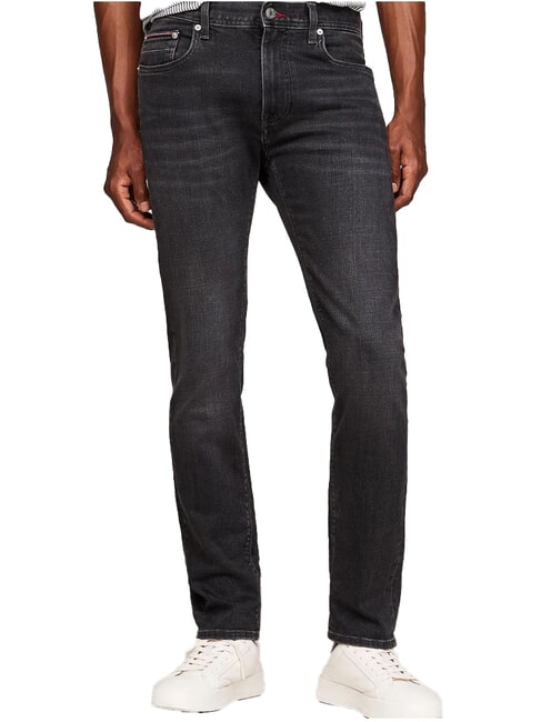 TOMMY HILFIGER TH  Jeans Slim Fit stark black - Jeans Uomo