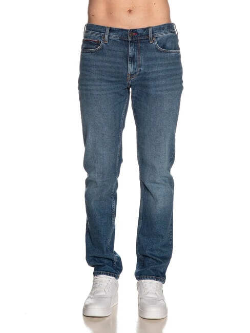 TOMMY HILFIGER TH DENTON Jeans Straight Fit custer indigo - Jeans Uomo