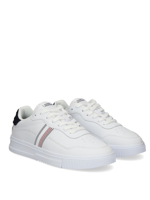 TOMMY HILFIGER TH  Sneakers suola alta white - Scarpe Uomo