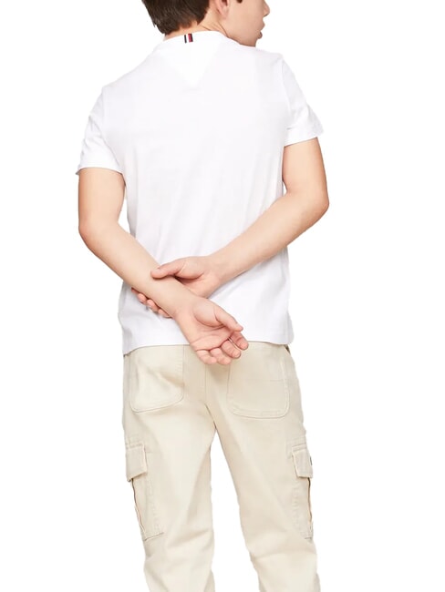 TOMMY HILFIGER TH KIDS Maglietta in cotone maniche corte white - T-shirt Bambino