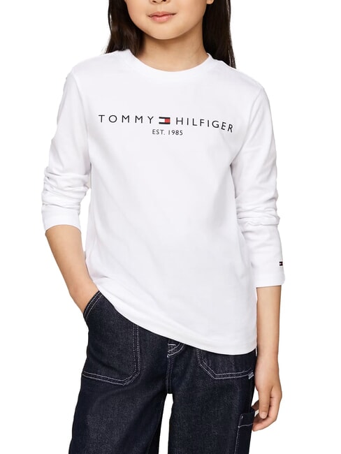 TOMMY HILFIGER TH KIDS T-Shirt a maniche lunghe white - T-shirt Bambino