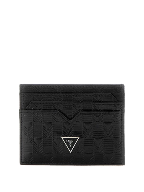 GUESS TORINO Portacard in pelle NERO - Portafogli Uomo