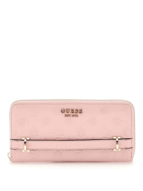 GUESS ZARELA Portafoglio zip around peony logo - Portafogli Donna