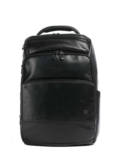 PIQUADRO W136 Zaino porta PC 14", in pelle Nero - Zaini da lavoro porta PC