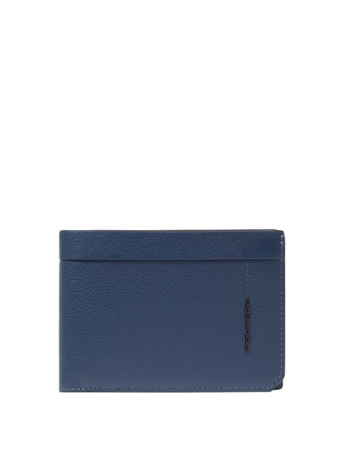 PIQUADRO W137 Portafoglio in pelle blu - Portafogli Uomo
