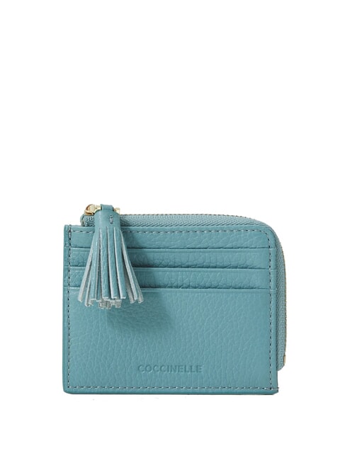 COCCINELLE TASSEL Porta tessere compatto arctic blue - Portafogli Donna
