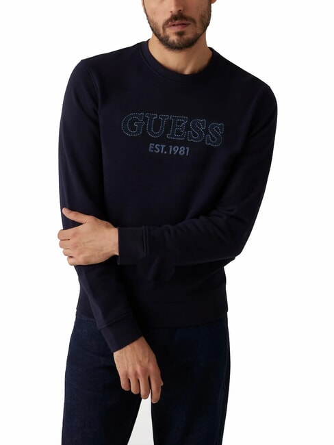 GUESS BEAU  Felpa girocollo smartblue - Felpe Uomo
