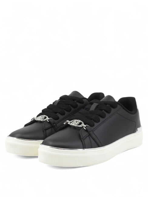 LIUJO KIKI 01 Sneakers in pelle suede/silver - Scarpe Donna