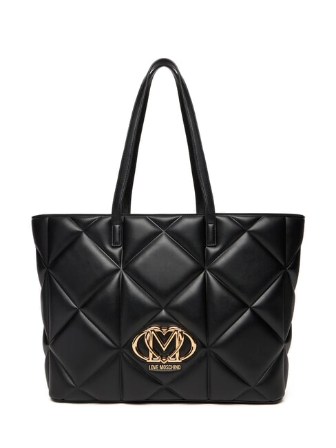 LOVE MOSCHINO EMBOSSED  Borsa shopping Nero - Borse Donna