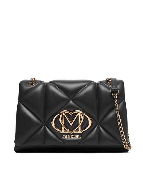 LOVE MOSCHINO EMBOSSED Borsa a spalla / a tracolla Nero - Borse Donna