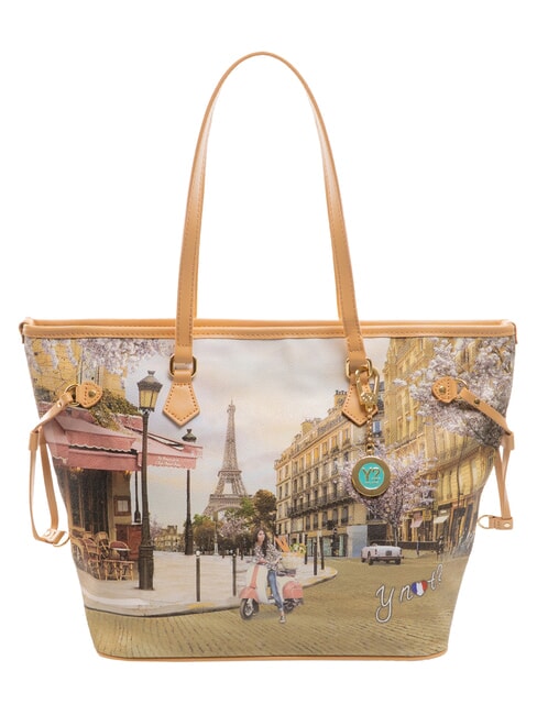 YNOT YESBAG Borsa shopping a spalla velo paris - Borse Donna