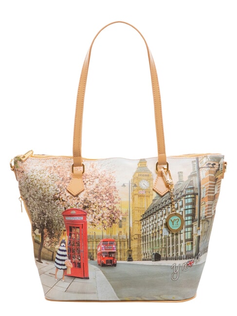 YNOT YESBAG  Shopper a spalla english rose - Borse Donna