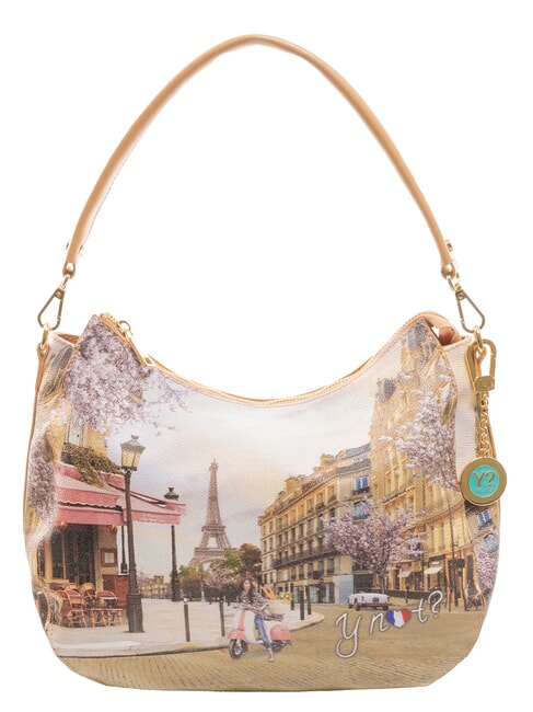 YNOT YESBAG  Borsa stampata, a spalla velo paris - Borse Donna