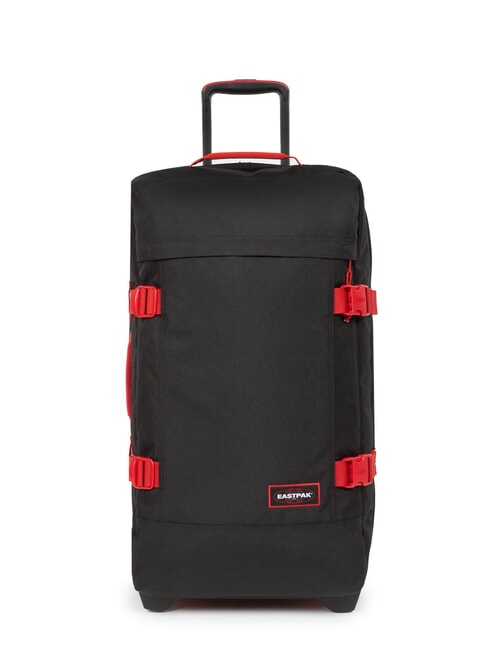 EASTPAK TRANVERZ M Trolley medio kontrast scarlet - Trolley Semirigidi