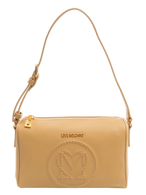 LOVE MOSCHINO LITTLE STUDS Borsa a spalla con borchiette sabbia - Borse Donna