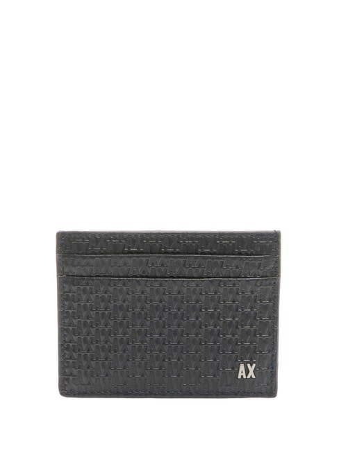 ARMANI EXCHANGE A|X Business Portacard in pelle deep navy - Portafogli Uomo