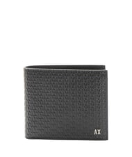 ARMANI EXCHANGE A|X LOGO EMBOSSED Portafoglio in pelle - Portafogli Uomo