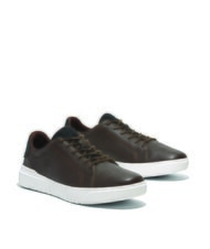 TIMBERLAND SENECA BAY Sneakers Uomo in pelle dark brown full grain - Scarpe Uomo - 1