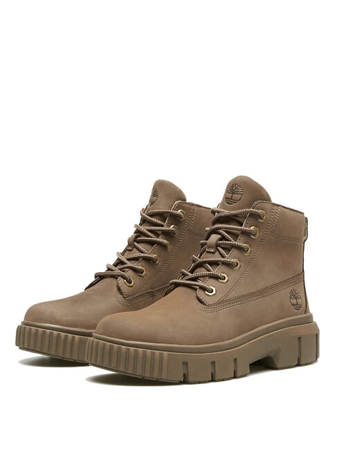 TIMBERLAND GREYFIELD Anfibi in pelle medium brown nubuck - Scarpe Donna