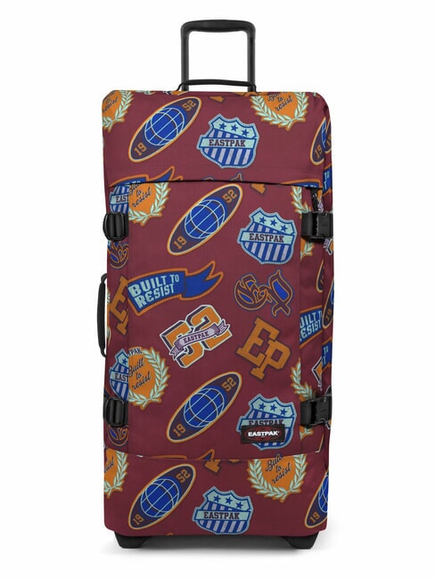 EASTPAK TRANVERZ L Trolley grande  clash burgundy - Trolley Semirigidi