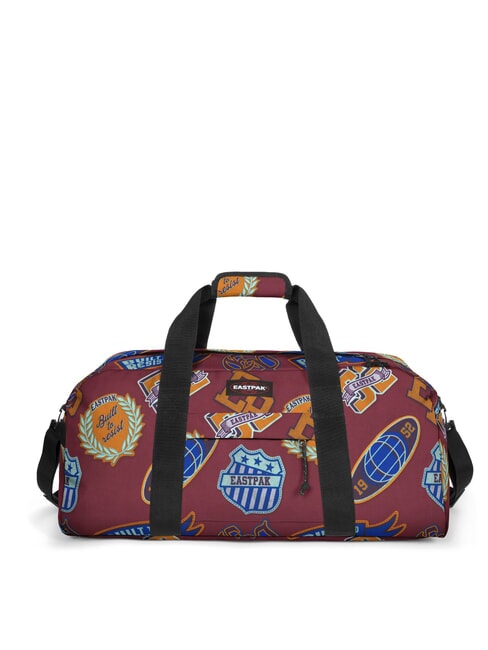 EASTPAK STATION + Borsone con tracolla clash burgundy - Borsoni