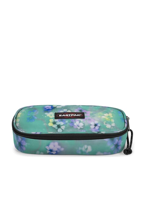 EASTPAK OVAL SINGLE Astuccio flora fade aqua - Astucci e Accessori