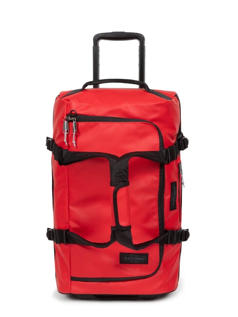 EASTPAK DUFFEL PACK WHEEL S Trolley borsone piccolo idrorepellente tarp red - Bagagli a mano