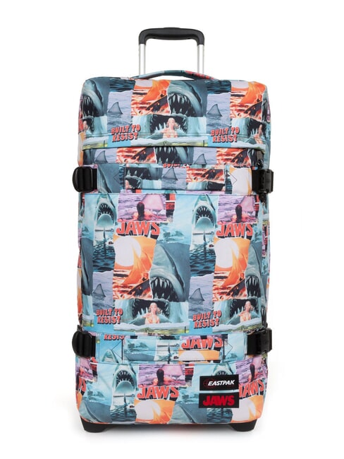 EASTPAK TRANSIT'R M x JAWS Trolley misura media jaws print - Trolley Semirigidi