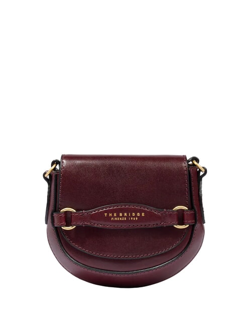 THE BRIDGE BETTINA Borsa mini in pelle a tracolla mosto abb. oro - Borse Donna