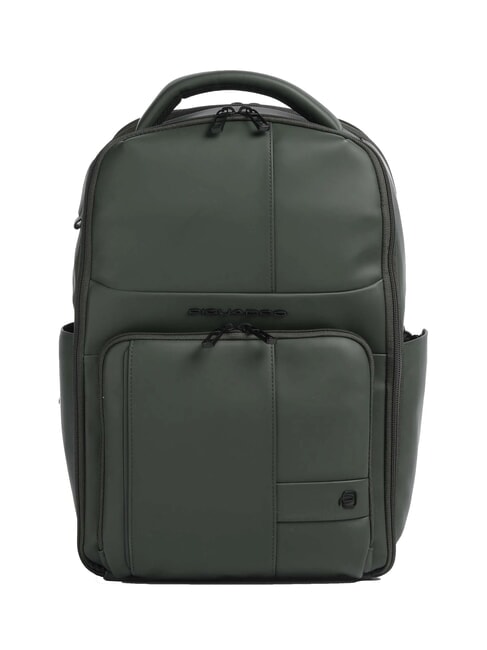 PIQUADRO WOLLEM GOMMATA  Zaino porta pc 15,6" VERDE - Zaini da lavoro porta PC