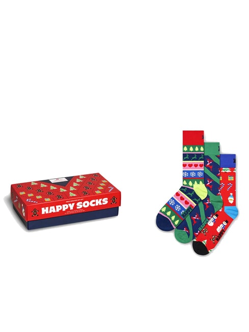 HAPPY SOCKS X-MAS SWEATER Gift set calze 3 paia 4300 - Calze Uomo