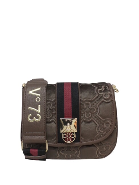 V73 CATE Borsa a tracolla con flap taupe/multicolor - Borse Donna