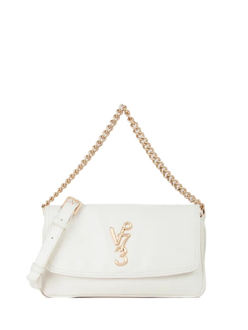 V73 LOUISE Borsa media a tracolla manico catena ecru - Borse Donna