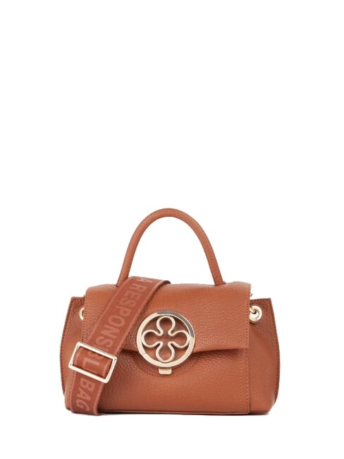 V73 FEDERICA Borsa piccola a mano con tracolla cuoio - Borse Donna