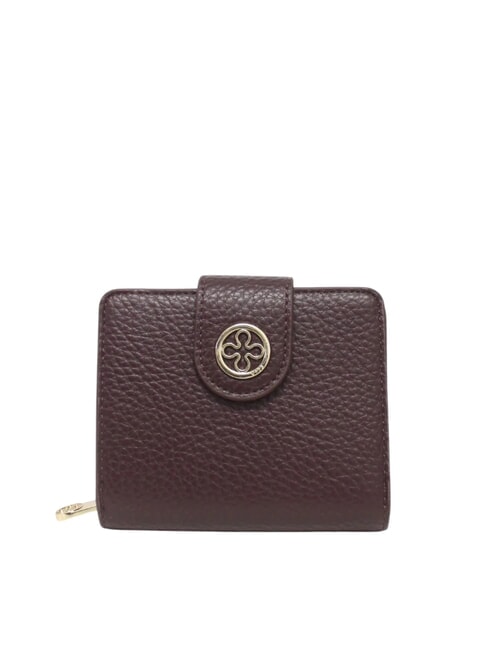 V73 FEDERICA Portafoglio bifold piccolo bordeaux - Portafogli Donna