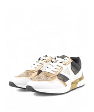 GUESS MICKAY Sneakers Beige/Brown - Scarpe Donna - 1