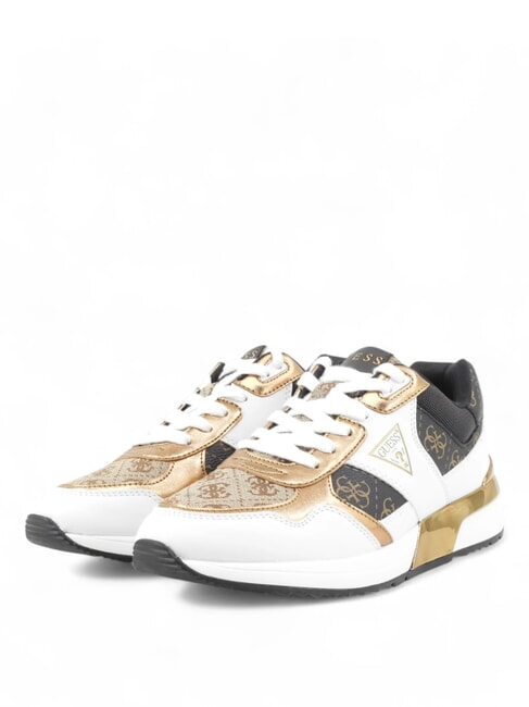 GUESS MICKAY Sneakers Beige/Brown - Scarpe Donna