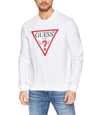 GUESS AUDLEY Felpa logo triangolo - Felpe Uomo