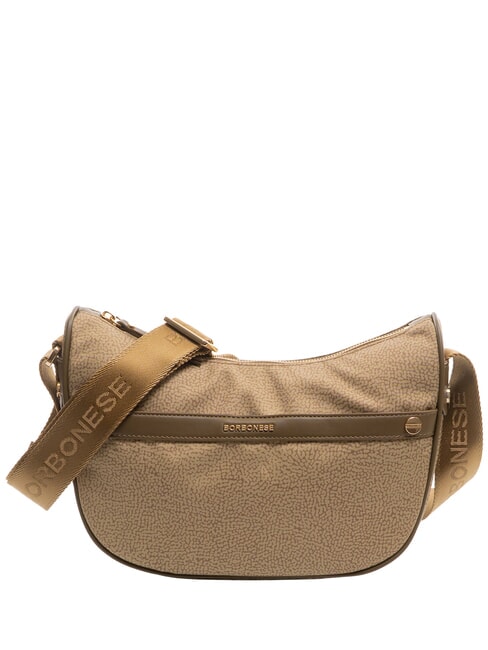 BORBONESE DOWNTOWN Sacca a tracolla verde olio - Borse Donna