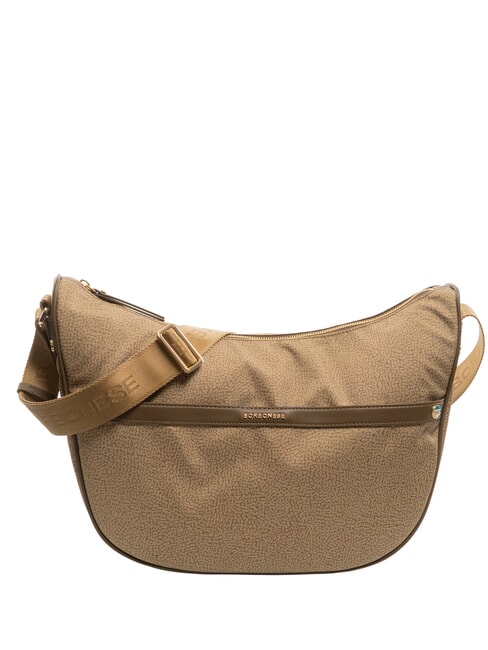 BORBONESE DOWNTOWN Large Sacca a tracolla verde olio - Borse Donna