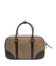 BORBONESE OUTLINE Borsa a mano op naturale/nero - Borse Donna - 1